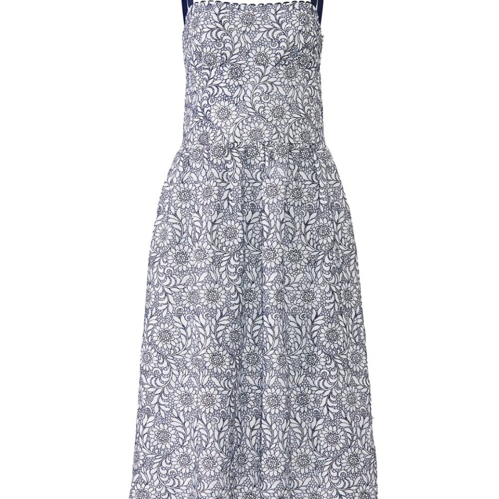 Draper James Square Neck Lace Dress